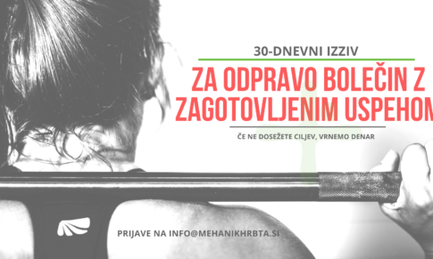 30-dnevni izziv za odpravo bolečin z zagotovljenim uspehom