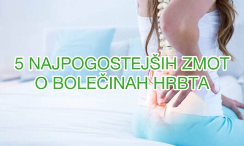 5 najpogostejših zmot o bolečinah hrbta