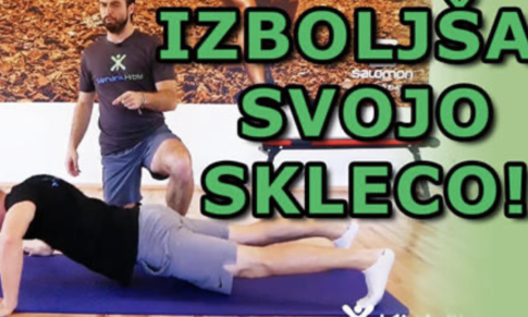 Skleca in bolečine v hrbtu?